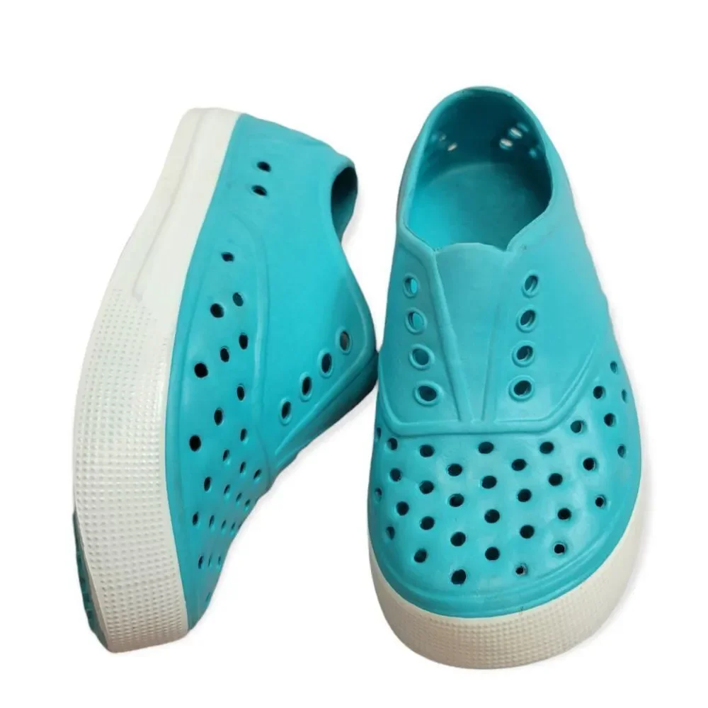 Turquoise Rubber sneakers 8